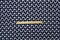 Navy-White Poly Dot Printed Liverpool Double Knit Fabric By the Yard